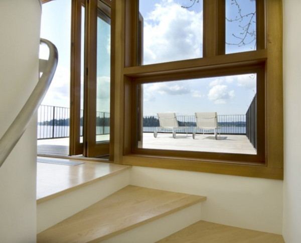 Modern Rustic Lake House on Mercer Island, Washington - imaging yourself standing there ...