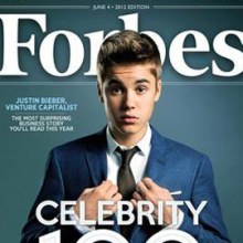 justin bieber MagazineForbes - Celebrity 100