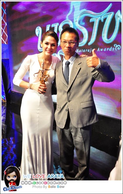 อารยา เอ ฮาร์เก็ต  กับรางวัลนักแสดงนำหญิงยอดเยี่ยมงานประกาศรางวัล นาฏราช