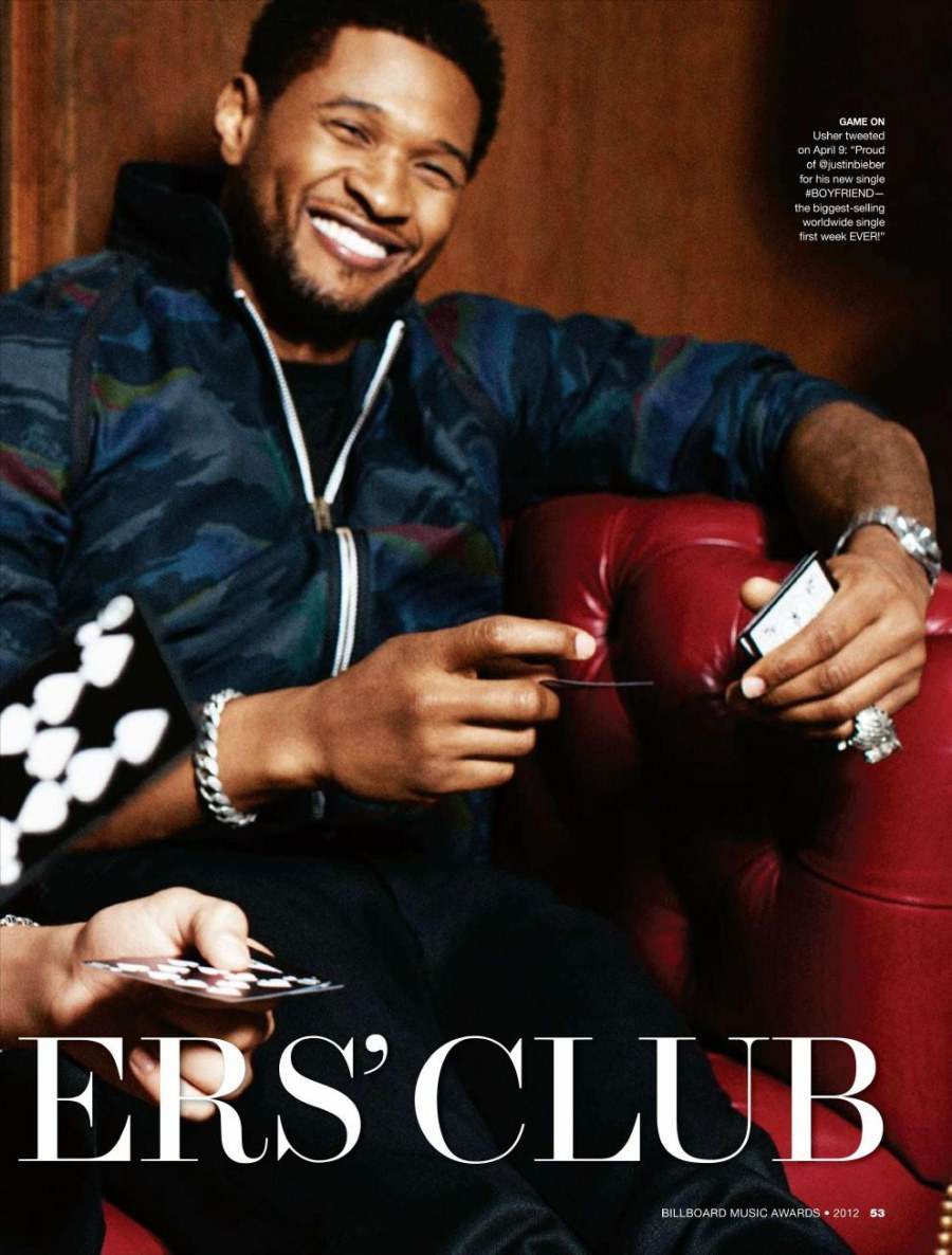Usher & Justin bieber @ Billboard Magazine May 2012
