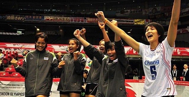 วอลเลย์ฯสาวไทยสยบไต้หวัน3-0ศึกคัดเลือกโอลิมปิก2012