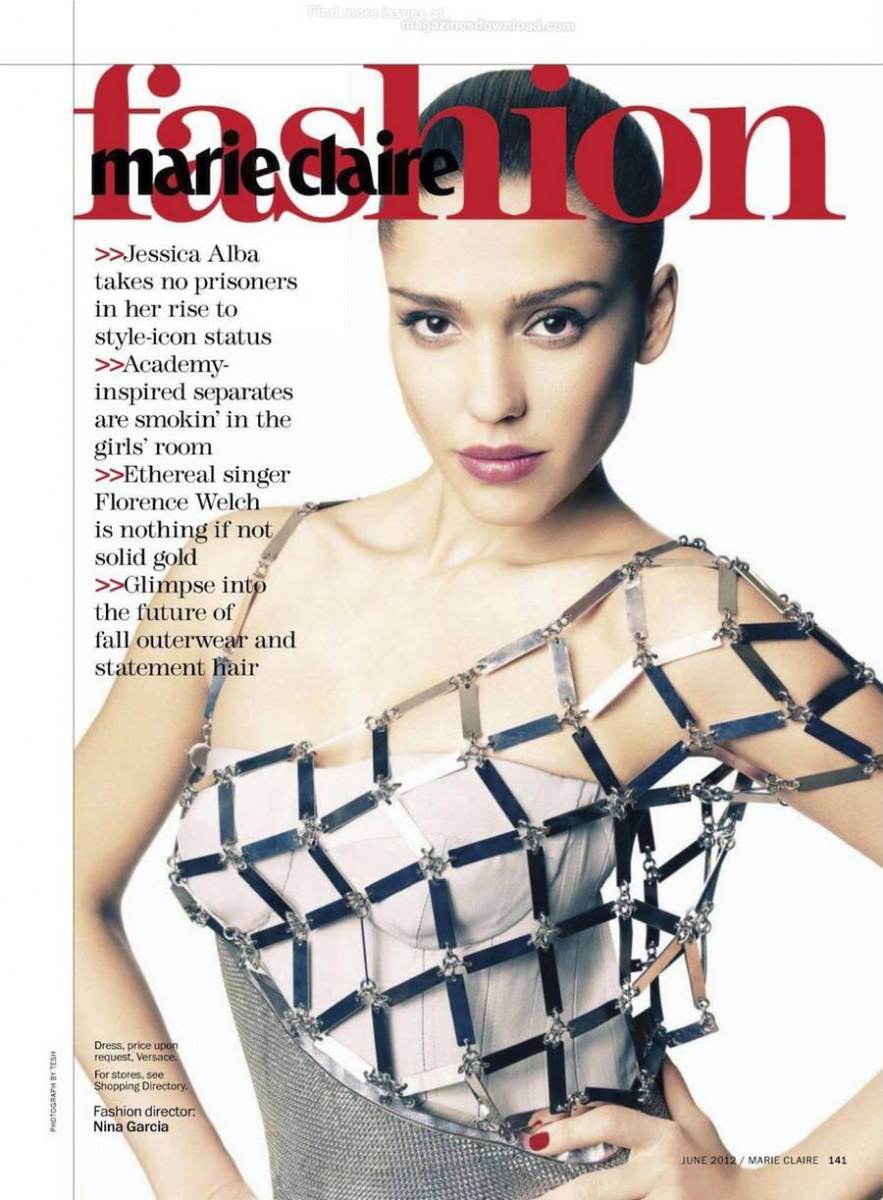 Jessica Alba @ Marie Claire US June 2012