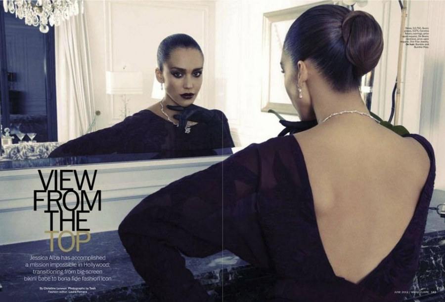 Jessica Alba @ Marie Claire US June 2012