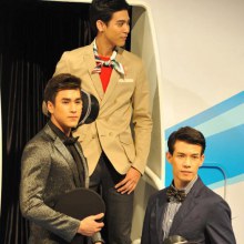  ณเดชน์ คูกิมิยะ ,  ณัฎฐ์ เทพหัสดินฯ ,  พอร์ช ศรัณย์   Central Men With Style 2012: Fashion In-Fligh
