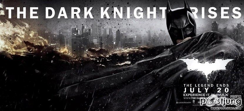 The Dark Knight Rises เผยโฉม ใบปิดใหม่
