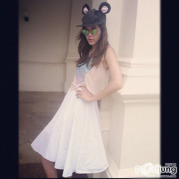 Pix ชมพู่ อารยา instagram น่ารักๆ