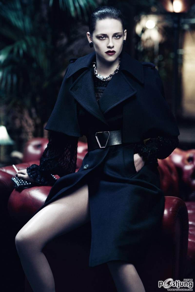 Charlize Theron & Kristen Stewart @ Interview June/July 2012