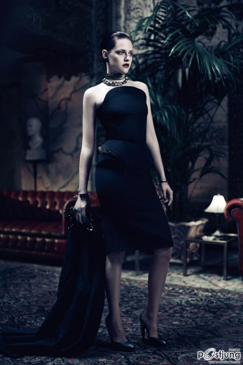 Charlize Theron & Kristen Stewart @ Interview June/July 2012