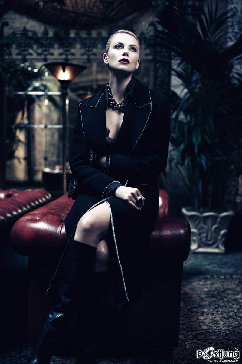 Charlize Theron & Kristen Stewart @ Interview June/July 2012