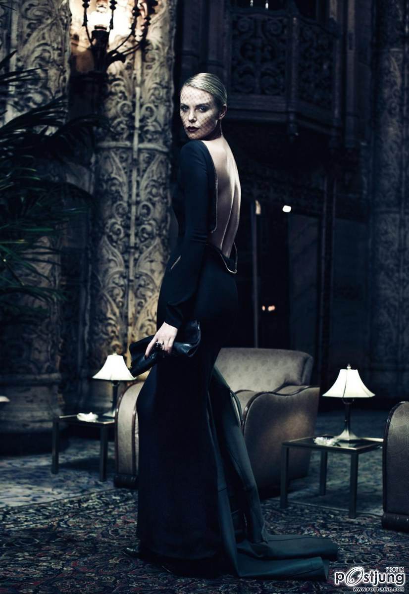 Charlize Theron & Kristen Stewart @ Interview June/July 2012