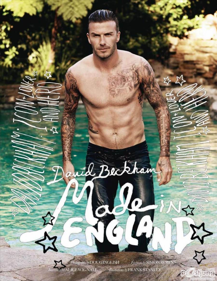 David Beckham @ Elle UK July 2012