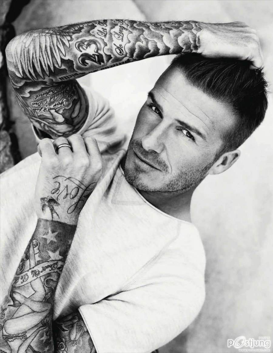 David Beckham @ Elle UK July 2012