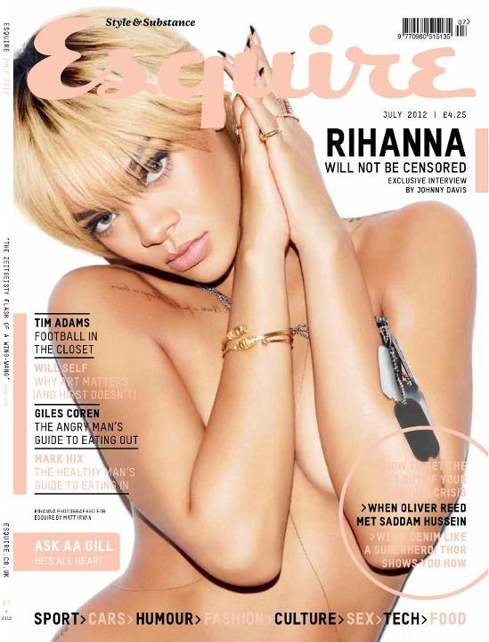 Rihanna @ Esquire UK July 2012
