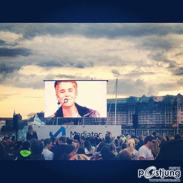 Justin Bieber in Oslo, Norway นอเวย์