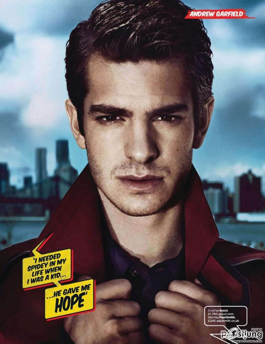 Andrew Garfield @ GQ UK July 2012