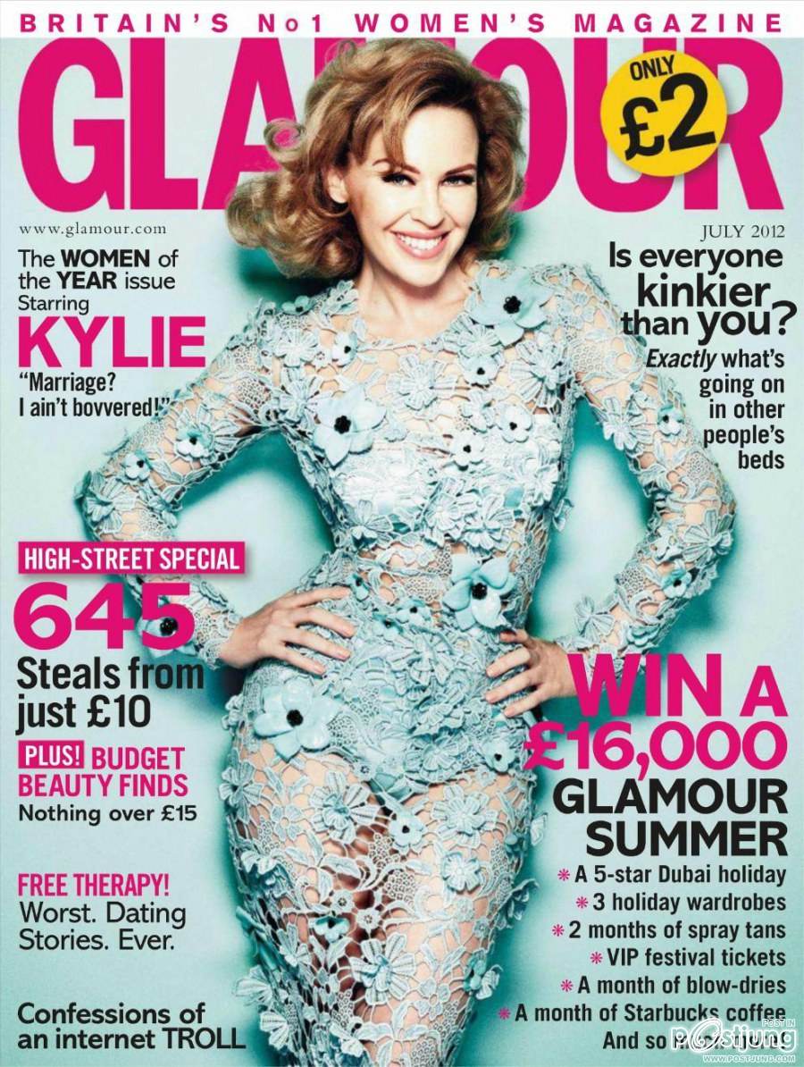 Kylie Minogue @ Glamour UK July 2012
