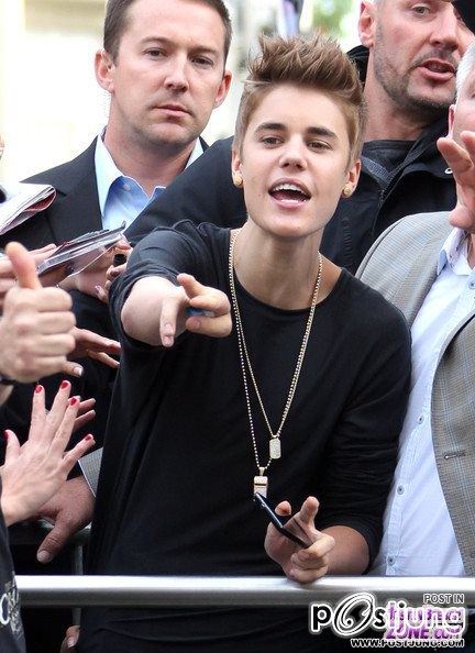 Justin Bieber at Paris, France