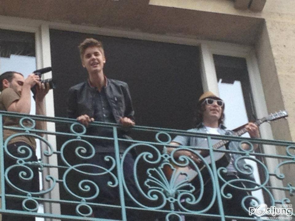 Justin Bieber at Paris, France