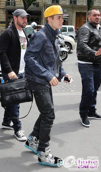 Justin Bieber at Paris, France