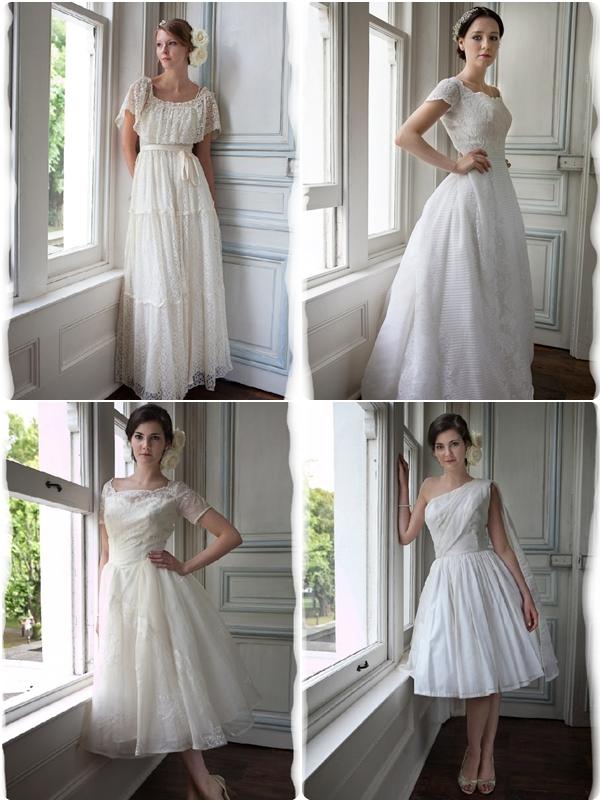 แฟชั่น สุดคลาสสิก! ชุดแต่งงานวินเทจ อ่อนหวานมีสไตล์