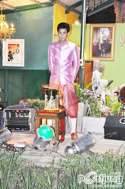เกวิน m thailand และ โม อะมีนา ร่วมทำบุญ งานประมูล บุหรันเลื่อนลอยฟ้า
