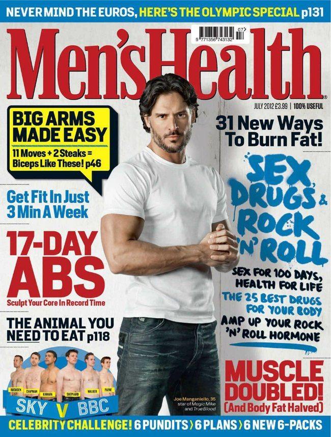 Joe Manganiello @ Men's Health UK July 2012