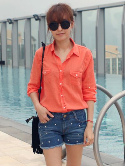แฟชั่น สวยเท่!! เสื้อเชิ้ต &ndash; กางเกงขาสั้น เก๋ลงตัว