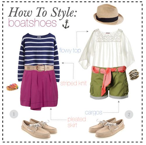 แฟชั่น รองเท้า Boat Shoe ในสไตล์สาว ๆ สุดน่ารัก