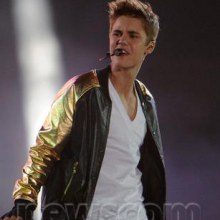 Justin Bieber performing in Verona