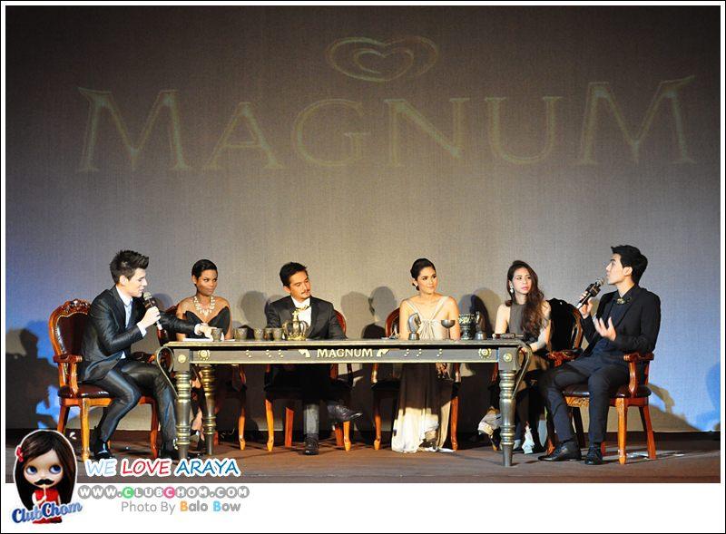 ชมพู่ อารยา ในงานเปิดตัวพรีเซ็นเตอร์คนแรกของไอศกรีมแม็กนั่ม