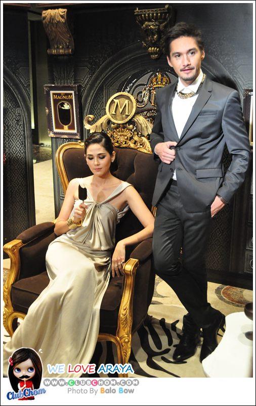 ชมพู่ อารยา ในงานเปิดตัวพรีเซ็นเตอร์คนแรกของไอศกรีมแม็กนั่ม