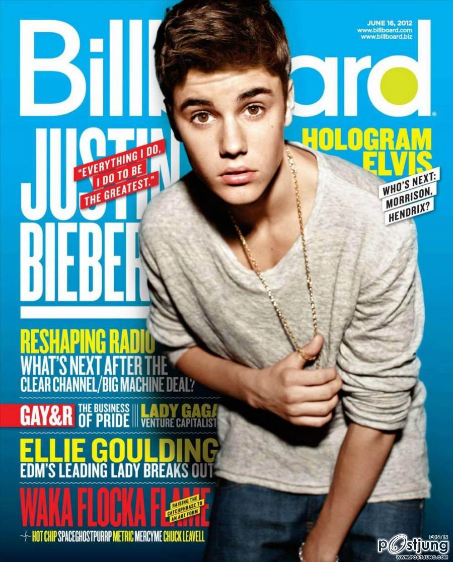 Justin bieber @ Billboard Magazine June 2012