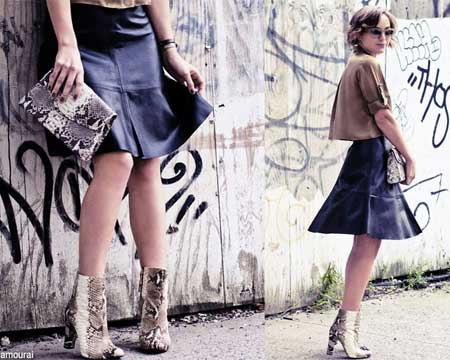 แฟชั่น ต้อนรับ ลายหนังงู สุดเริ่ด เลื้อยครองรันเวย์ 2013