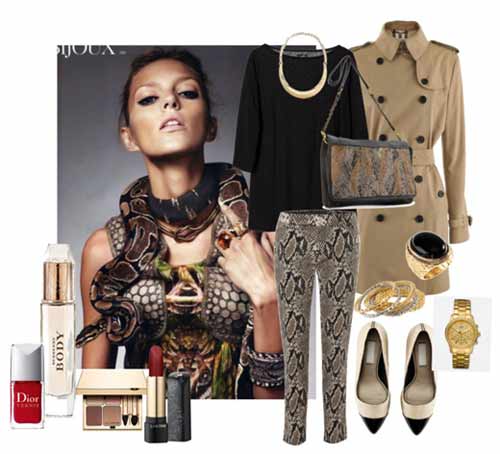 แฟชั่น ต้อนรับ ลายหนังงู สุดเริ่ด เลื้อยครองรันเวย์ 2013