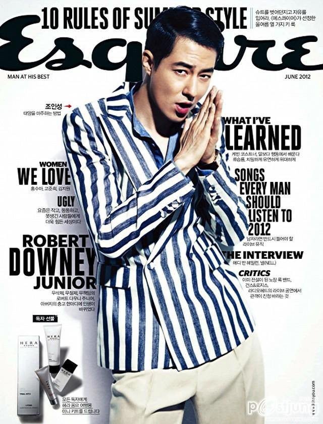 Jo In Sung @ Esquire Korea Magazine June 2012