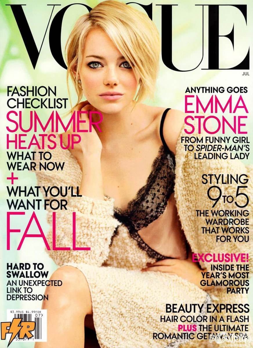 Emma Stone @ Vogue US July 2012