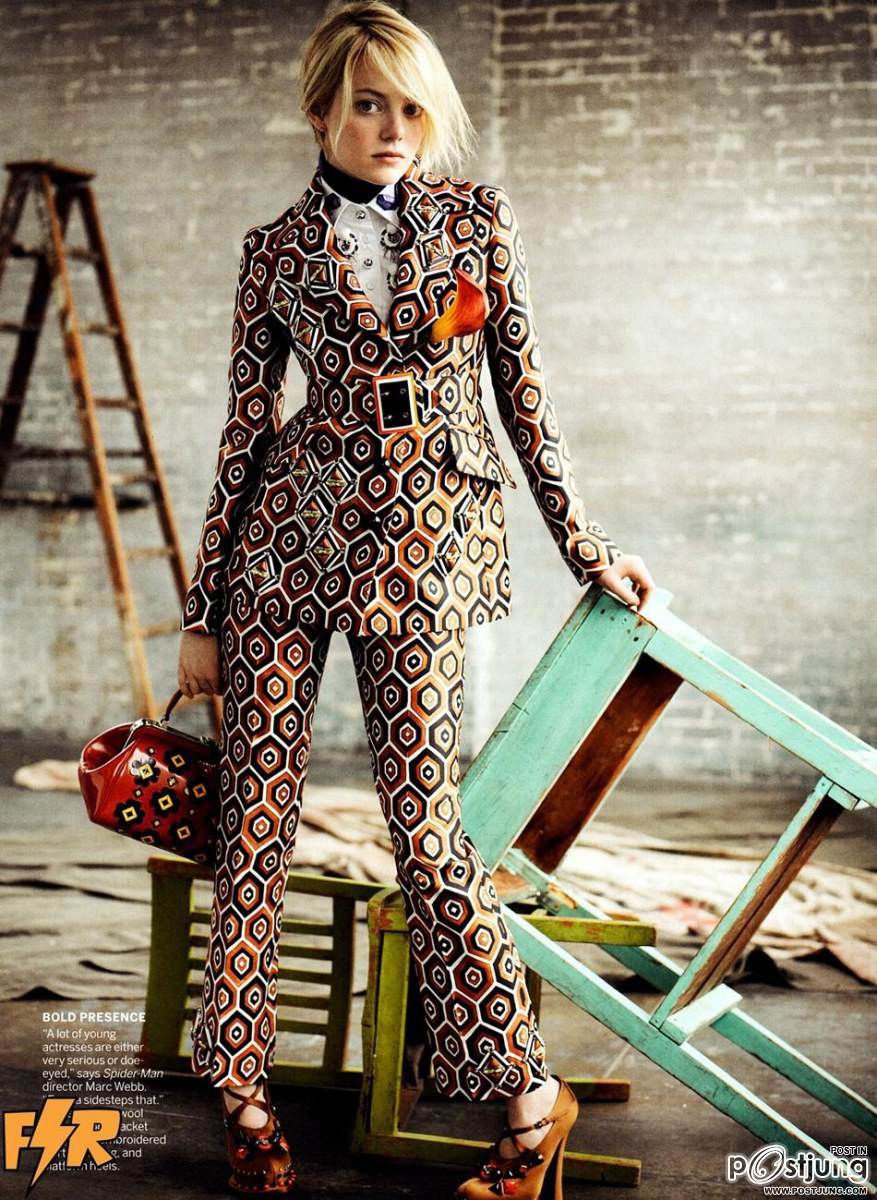 Emma Stone @ Vogue US July 2012