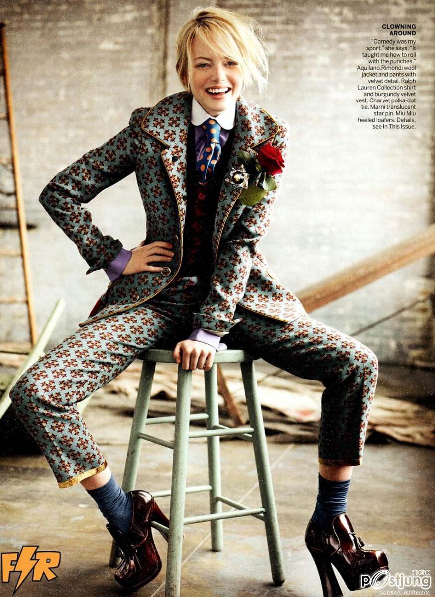 Emma Stone @ Vogue US July 2012
