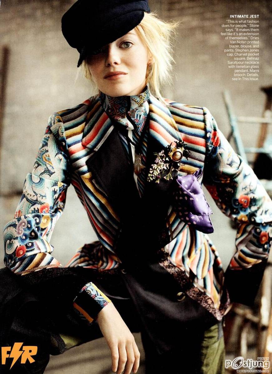 Emma Stone @ Vogue US July 2012