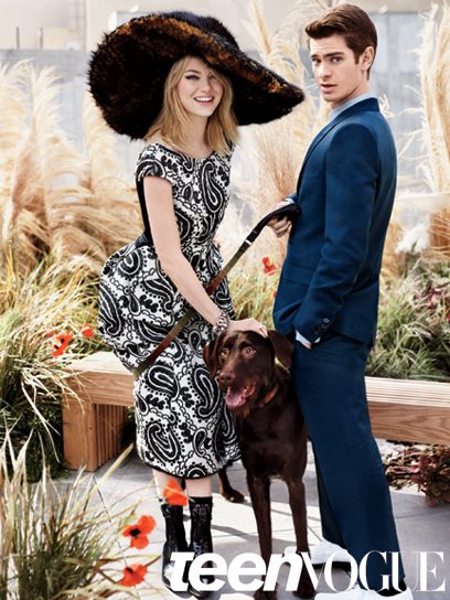 Emma Stone & Andrew Garfield @ Teen Vogue August 2012