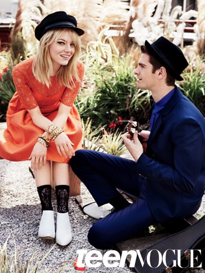 Emma Stone & Andrew Garfield @ Teen Vogue August 2012