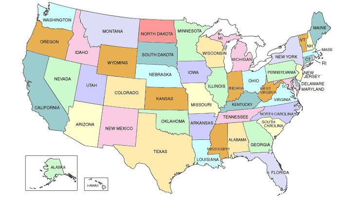 10รัฐของประเทศสหรัฐอเมริกาที่โดดเด่นที่สุด