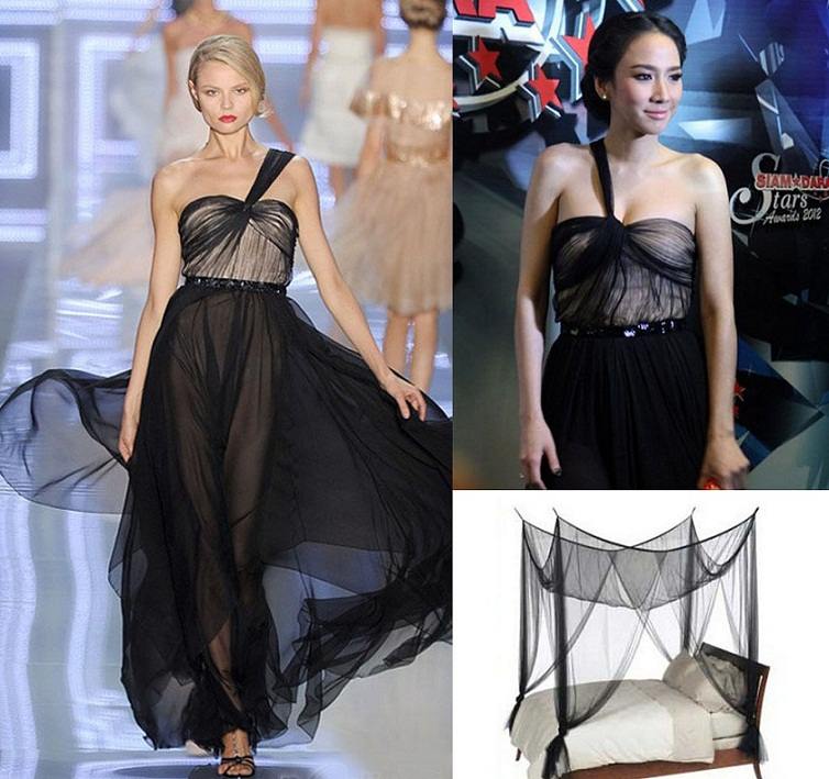 อั้ม พัชราภา กับชุดของ Christian dior spring 2012