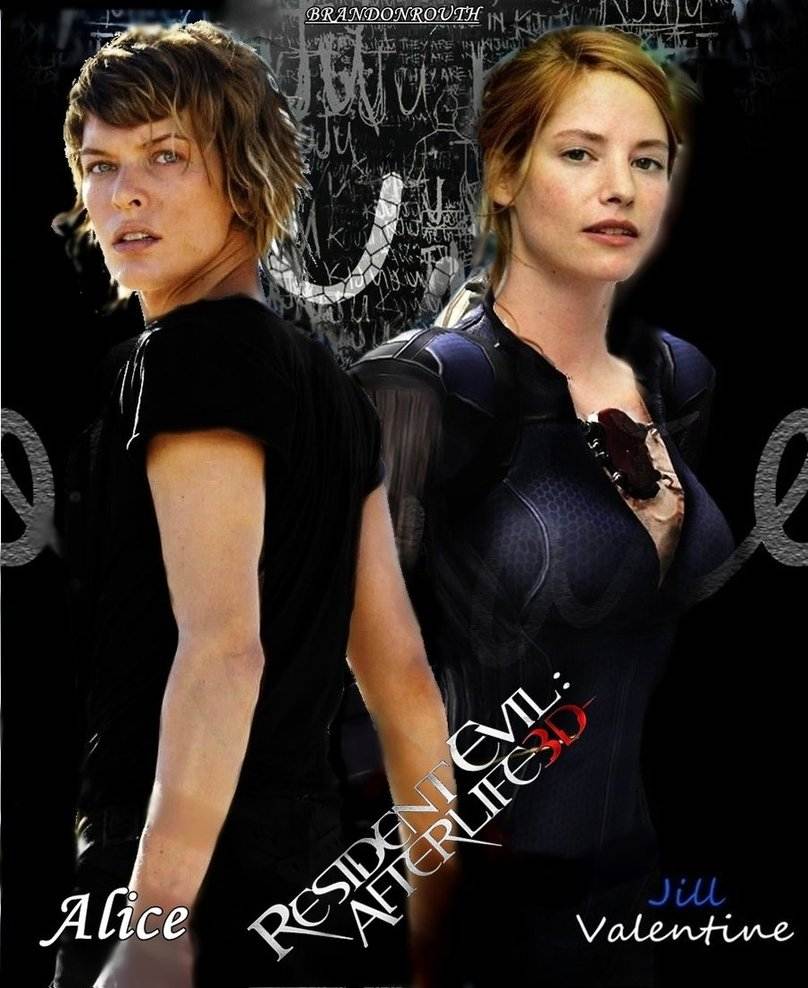 Resident Evil Retribution Alice vs Jill