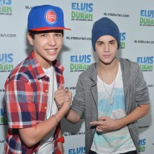 Justin Bieber and Austin Mahone  21/6/ 55 in new york