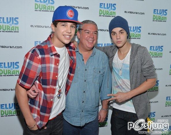 Justin Bieber and Austin Mahone  21/6/ 55 in new york