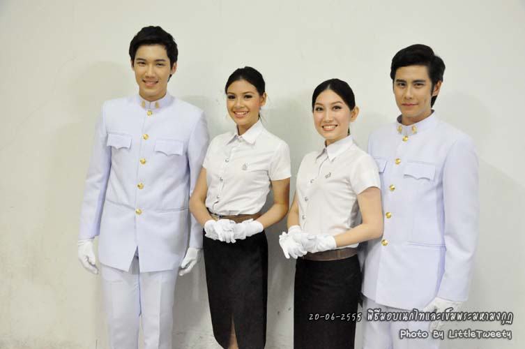 แกงส้ม ผู้แทนอัญเชิญพระมหามงกุฎและฉัตรปริวาร @ KMITL