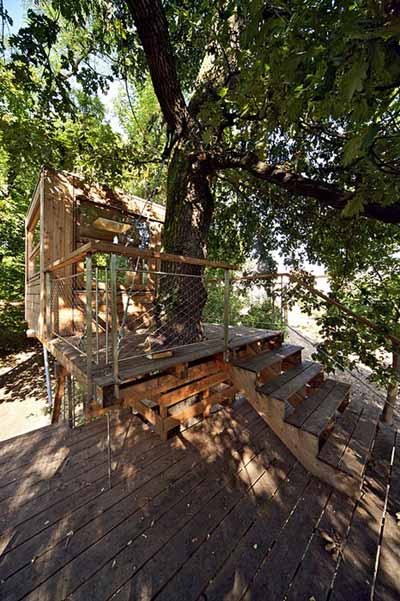 คนรักบ้านต้นไม้ 05 - Treehouse Prague: Terraced Tree House