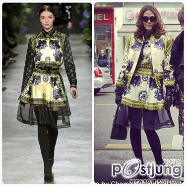 ชมพู่กับชุดแบรนด์ต่างๆ