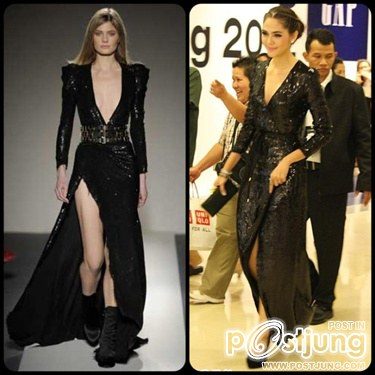 ชมพู่กับชุดแบรนด์ต่างๆ